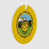 Little Miss Sunshine | zonneschijncirkel Ornament (voorkant)