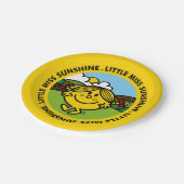 Little Miss Sunshine | zonneschijncirkel Papieren Bordje (Gekanteld)