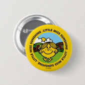 Little Miss Sunshine | zonneschijncirkel Ronde Button 5,7 Cm (Voorkant /achterkant)