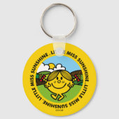 Little Miss Sunshine | zonneschijncirkel Sleutelhanger (Voorkant)