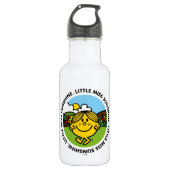 Little Miss Sunshine | zonneschijncirkel Waterfles (Voorkant)
