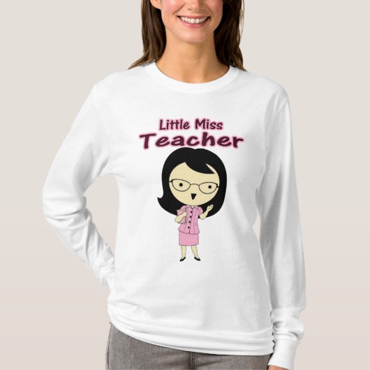 Little Miss Teacher T-shirt (Voorkant)