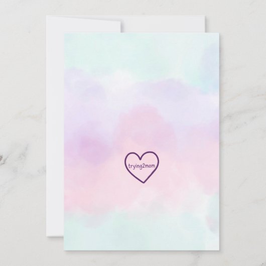 Little Miss Three-nager, Unicorn 3rd Birthday Kaart (Achterkant)