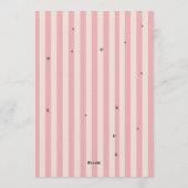 Little Miss Threenager Coquette Bow Kaart (Achterkant)