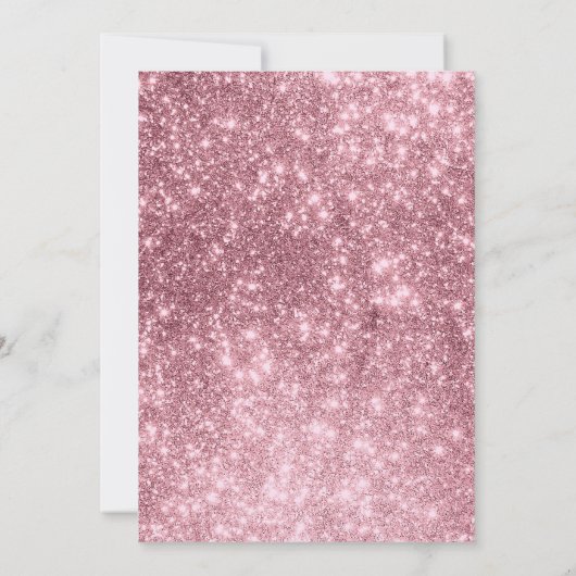 Little Miss Threenager Invitation Sjabloon Kaart (Achterkant)