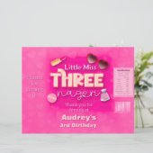 Little Miss Threenager - Meisje 3e Chip Bag Wrappe (Staand voorkant)