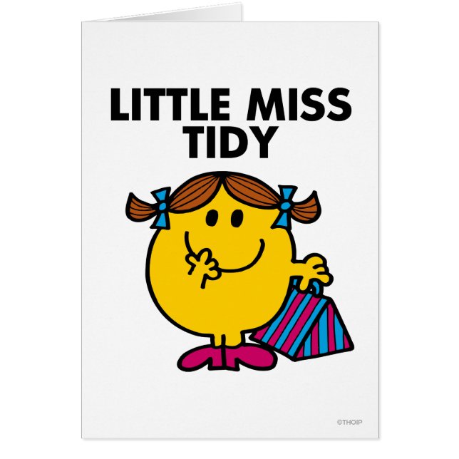 Little Miss Tidy | zwarte belettering (Voorkant)