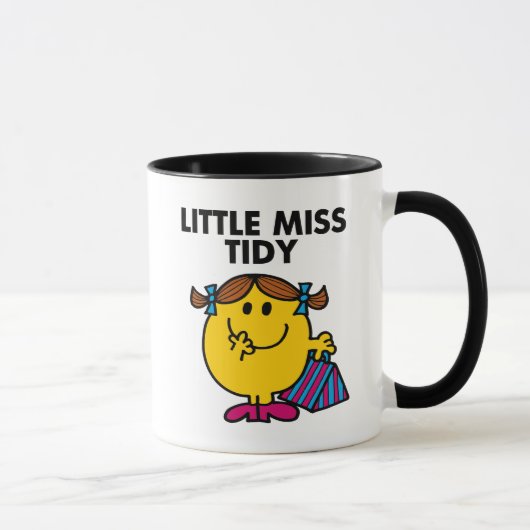 Little Miss Tidy | zwarte belettering Mok (Rechts)