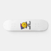 Little Miss Tidy | zwarte belettering Persoonlijk Skateboard (Horizontaal)