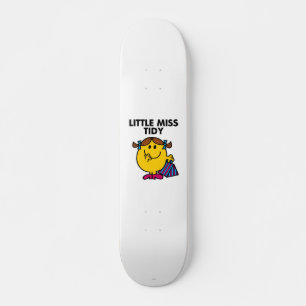 Little Miss Tidy   zwarte belettering Persoonlijk Skateboard