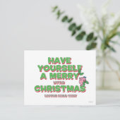 Little Miss Tiny Christmas Feestdagenkaart (Staand voorkant)