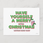 Little Miss Tiny Christmas Feestdagenkaart (Voorkant)