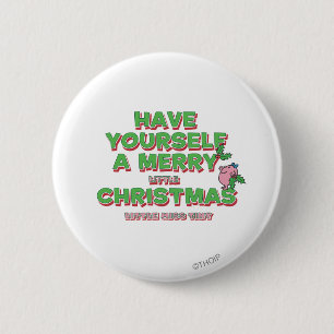Little Miss Tiny Christmas Ronde Button 5,7 Cm