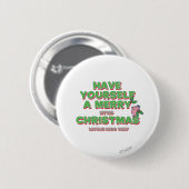 Little Miss Tiny Christmas Ronde Button 5,7 Cm (Voorkant /achterkant)