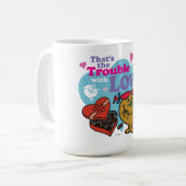 Little Miss Trouble | Valentijn Koffiemok (Voorkant links)