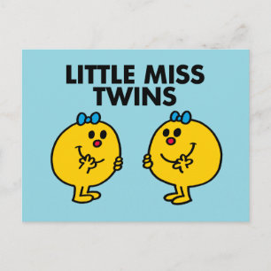 Little Miss Twins   Twee veel plezier Briefkaart
