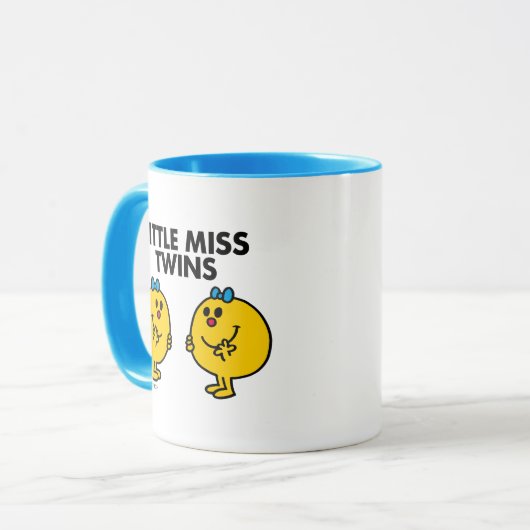 Little Miss Twins | Twee veel plezier Mok (Voorkant links)