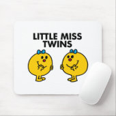 Little Miss Twins | Twee veel plezier Muismat (Met muis)
