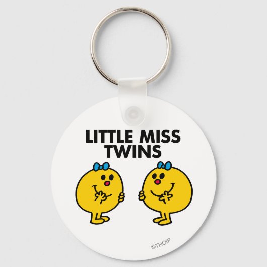 Little Miss Twins | Twee veel plezier Sleutelhanger (Voorkant)