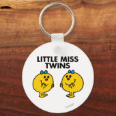 Little Miss Twins | Twee veel plezier Sleutelhanger (Voorkant)