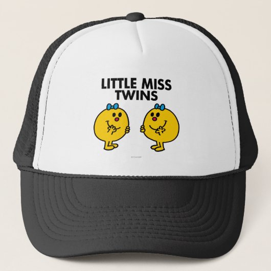 Little Miss Twins | Twee veel plezier Trucker Pet (Voorkant)