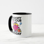 Little Miss Verjaardag | Ga Shorty Versie 16 Mok (Voorkant links)