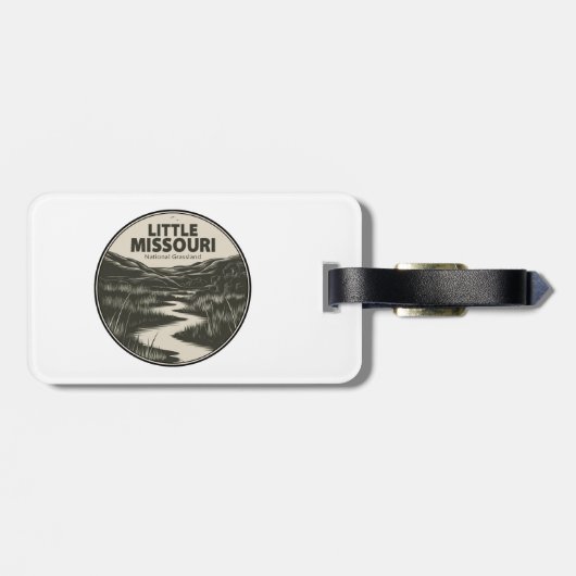 Little Missouri National Grassland Stream Bagagelabel (Achterkant horizontaal)