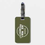 Little Missouri River Arkansas Kayaking Bagagelabel (Achterkant verticaal)