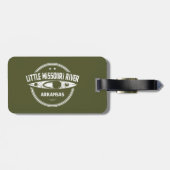 Little Missouri River Arkansas Kayaking Bagagelabel (Achterkant horizontaal)
