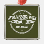 Little Missouri River Arkansas Kayaking Metalen Ornament (Voorkant)