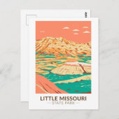 Little Missouri State Park North Dakota  Briefkaart (Voorkant / Achterkant)