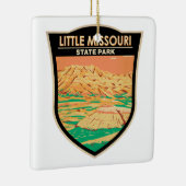 Little Missouri State Park North Dakota  Keramisch Ornament (Rechts)