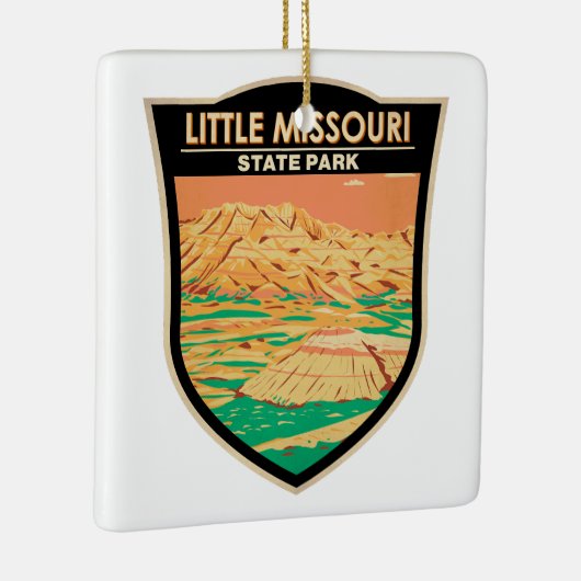 Little Missouri State Park North Dakota Keramisch Ornament (Rechts)