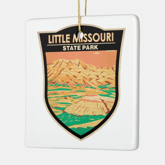 Little Missouri State Park North Dakota  Keramisch Ornament (Links)