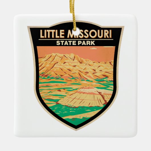 Little Missouri State Park North Dakota  Keramisch Ornament (Voorkant)