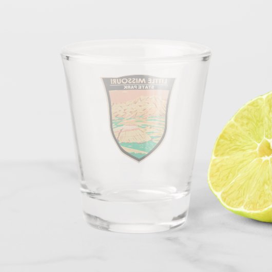 Little Missouri State Park North Dakota  Shot Glas (Achterkant)