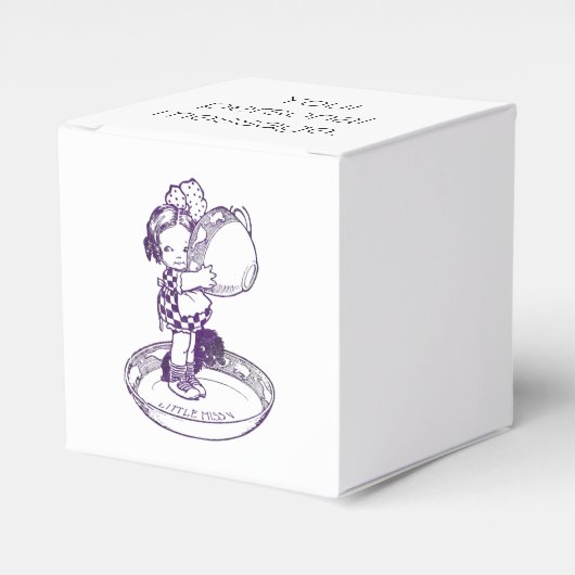 Little Missy Teacup & Saucer Bedankdoosjes (Voorkant Zijde)