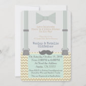 Little Mister BabyShower Invite Kaart (Voorkant)