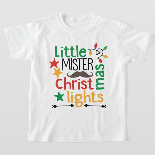 Little Mister Christmas Lights T-shirt (Laagn)