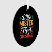 Little Mister First Kerstmis - Funny Kerstmis Ornament (voorkant)