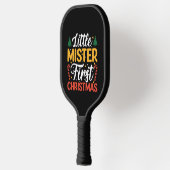 Little Mister First Kerstmis - Funny Kerstmis Pickleball Paddle (Links)