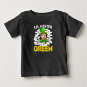 Little Mister Green Irish Baby Boy Leprechaun Boys (Voorkant)