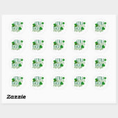 Little Mister Lucky Charm 🍀✨ Ronde Sticker (Vel)