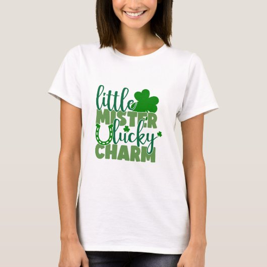 Little Mister Lucky Charm T-shirt (Voorkant)