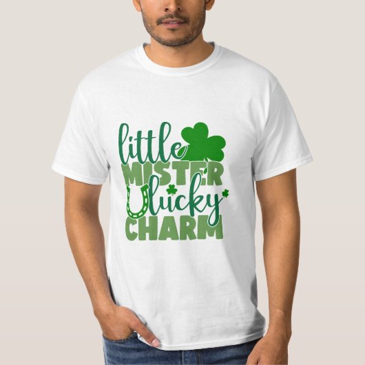 Little Mister Lucky Charm T-shirt (Voorkant)