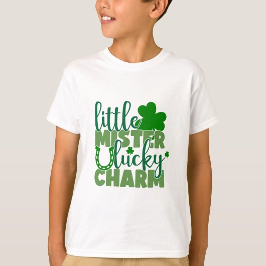 Little Mister Lucky Charm T-shirt (Voorkant)