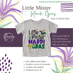 Little Mister Mardi Gras Baby/ Peuter T-shirt