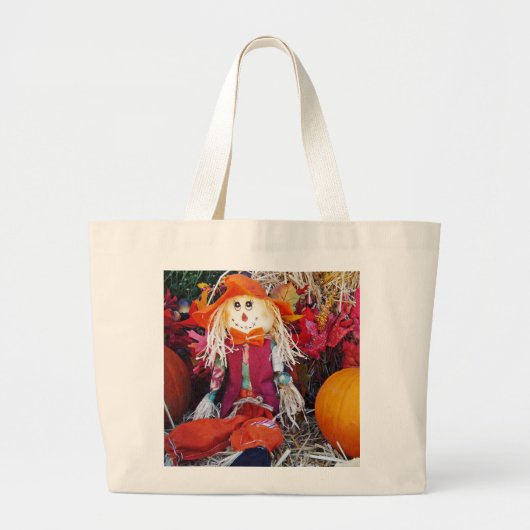 Little Mister Scarecrow Grote Tote Bag (Voorkant)