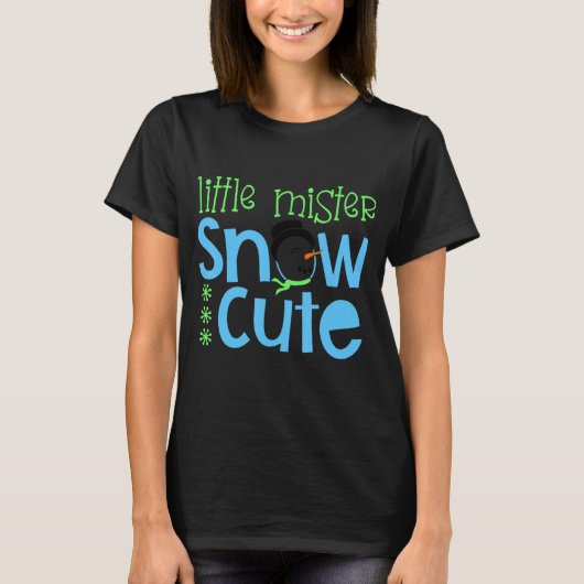 Little Mister Snow T-shirt (Voorkant)
