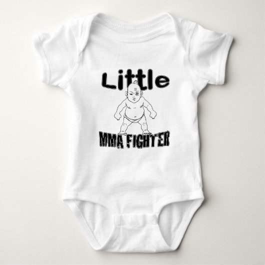 Little MMA Fighter Martial Arts Baby Romper (Voorkant)